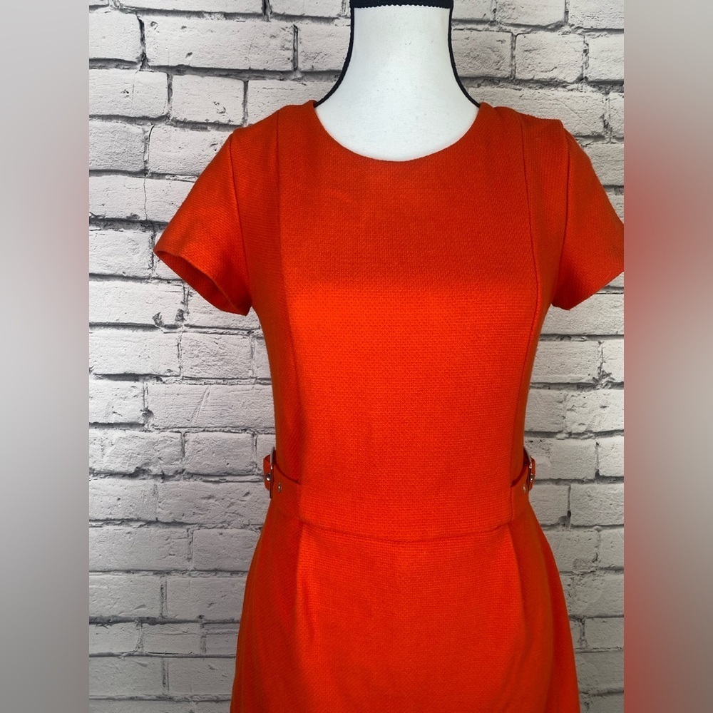 Zara Orange Boho Mini Dress Romper size Medium - Picture 2 of 11
